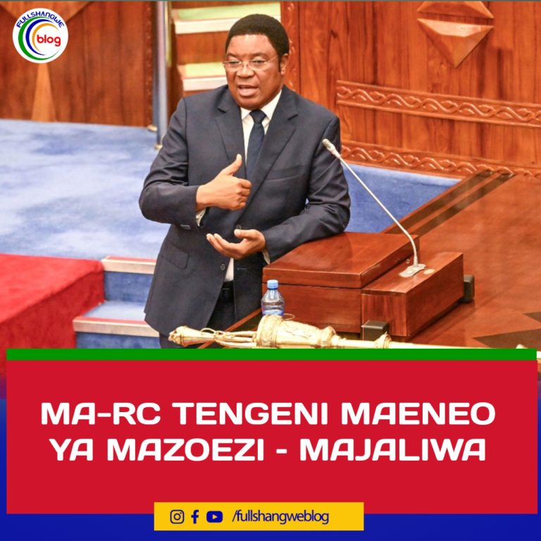 MA-RC TENGENI MAENEO YA MAZOEZI – MAJALIWA
