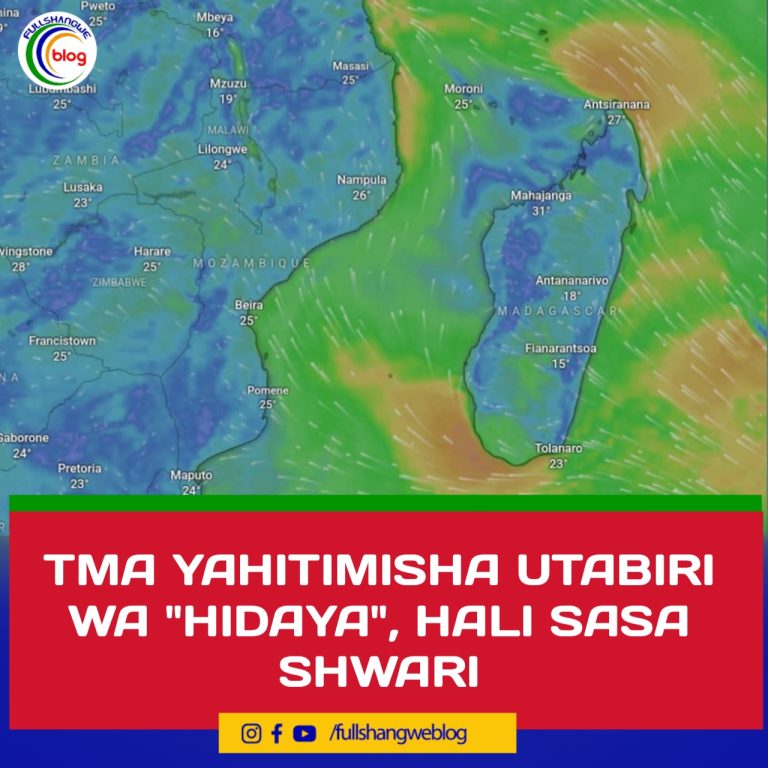 TMA YAHITIMISHA UTABIRI WA “HIDAYA”, HALI SASA SHWARI