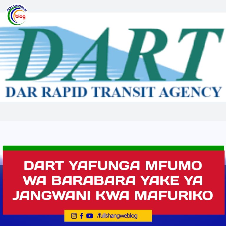 DART YAFUNGA MFUMO WA BARABARA YAKE YA JANGWANI KWA MAFURIKO