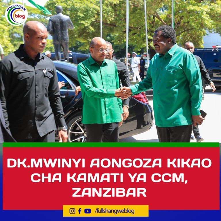 DK.MWINYI AONGOZA KIKAO CHA KAMATI YA CCM, ZANZIBAR