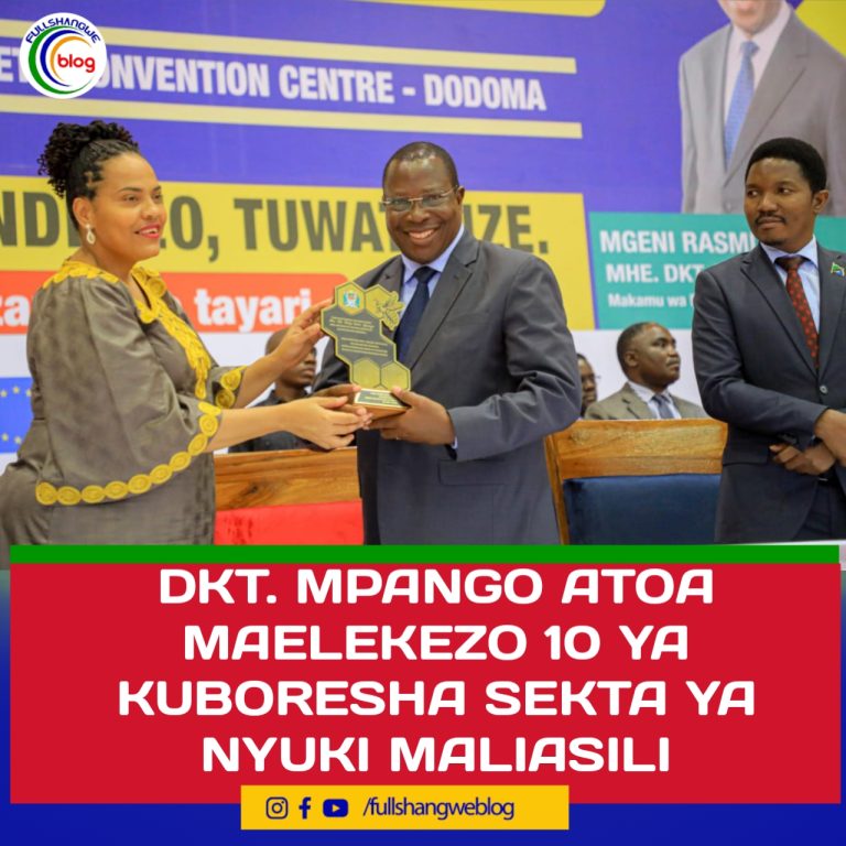 DKT. MPANGO ATOA MAELEKEZO 10 YA KUBORESHA SEKTA YA NYUKI MALIASILI