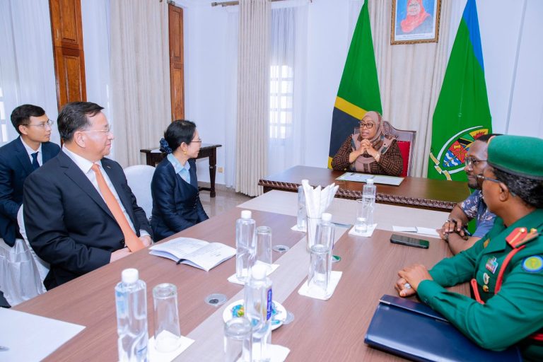 RAIS SAMIA AFANYA MQZUNGUMZO NA MWENYEKITI WA CHINA RAILWAY YA CHINA