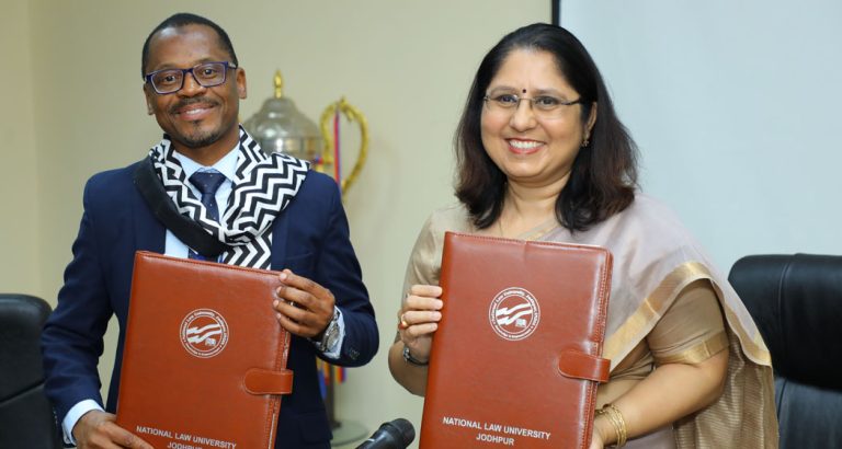 AFISI YA MWANASHERIA MKUU YASAINI HATI YA MAKUBALIANO NA CHUO KIKUU CHA TAIFA CHA SHERIA – INDIA