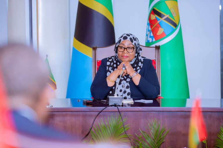 RAIS SAMIA AZUNGUMZA NA RAIS WA GUINEA BISSAU MH. UMARO EMBALO NA UJUMBE WAKE  IKULU