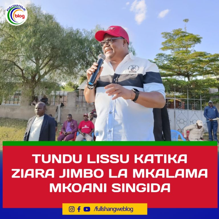 TUNDU LISSU KATIKA ZIARA JIMBO LA MKALAMA MKOANI SINGIDA