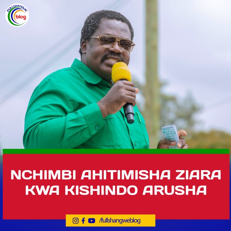 NCHIMBI AHITIMISHA ZIARA KWA KISHINDO ARUSHA
