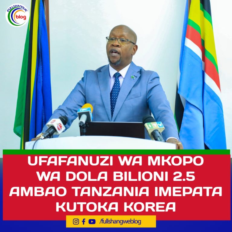 TAARIFA YA UFAFANUZI WA MKOPO WA DOLA BILIONI 2.5 AMBAO TANZANIA IMEPATA KUTOKA KOREA