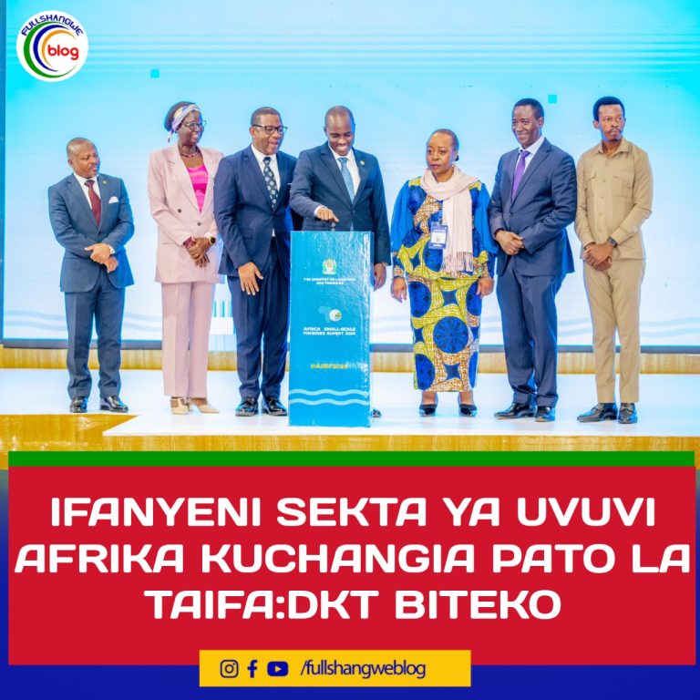 IFANYENI SEKTA YA UVUVI AFRIKA KUCHANGIA PATO LA TAIFA:DKT BITEKO