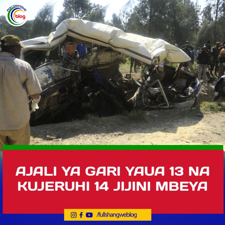 AJALI  YA GARI YAUA 13 NA KUJERUHI 14 JIJINI MBEYA