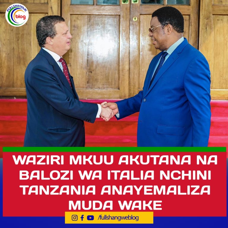 WAZIRI MKUU AKUTANA NA BALOZI WA ITALIA NCHINI TANZANIA ANAYEMALIZA MUDA WAKE