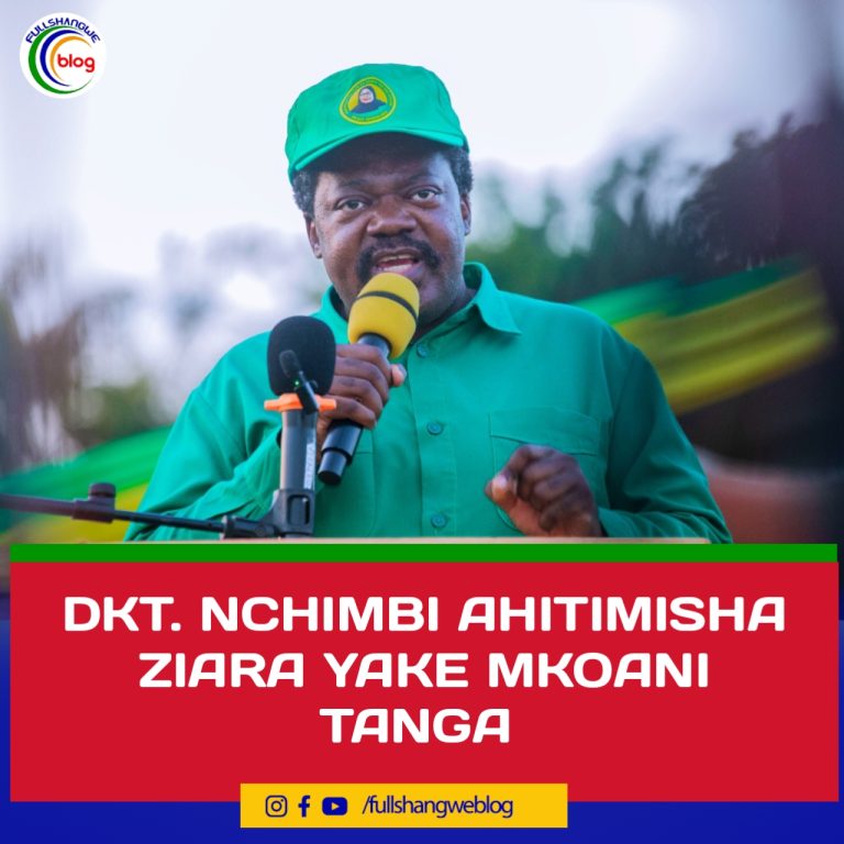 DKT. NCHIMBI AHITIMISHA ZIARA YAKE TANGA