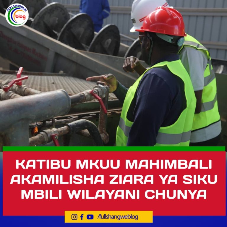 KATIBU MKUU MAHIMBALI AKAMILISHA ZIARA YA SIKU MBILI WILAYANI CHUNYA
