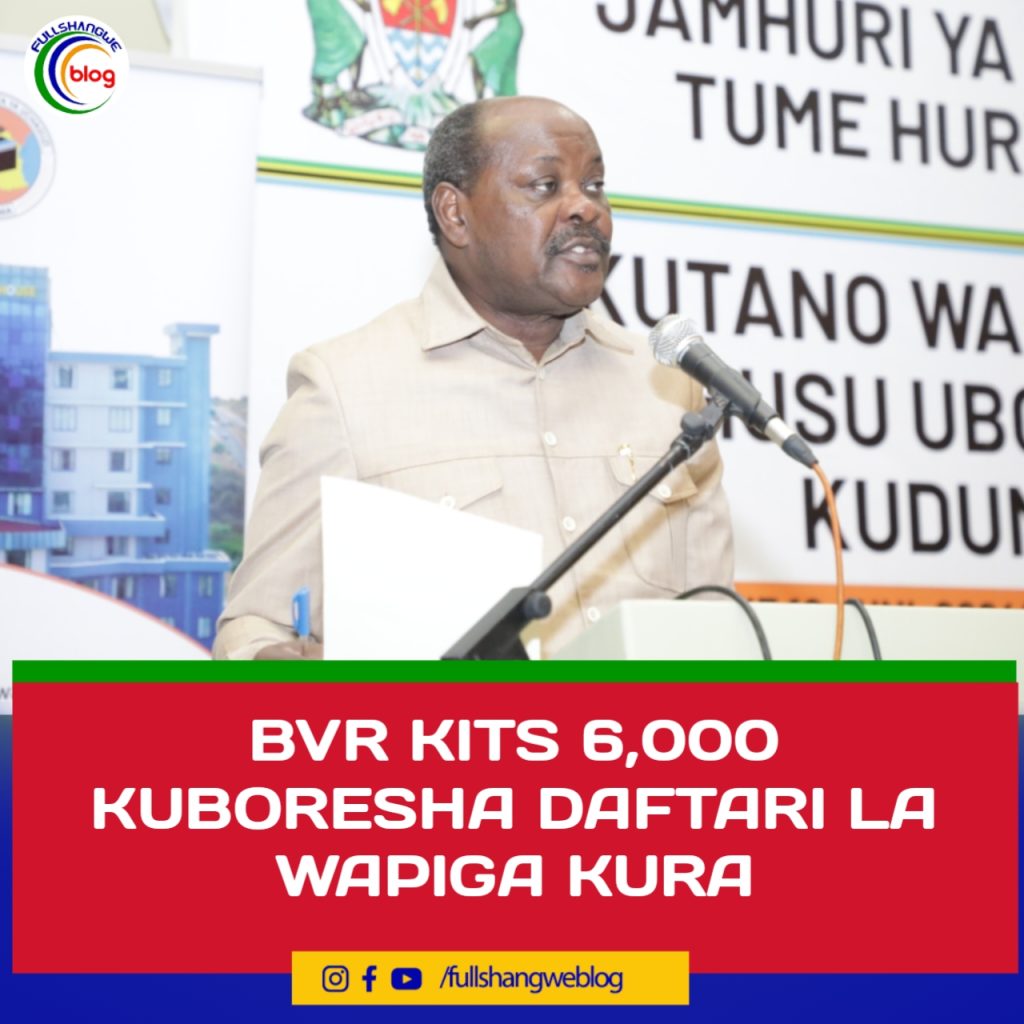 BVR KITS 6,000 KUBORESHA DAFTARI LA WAPIGA KURA