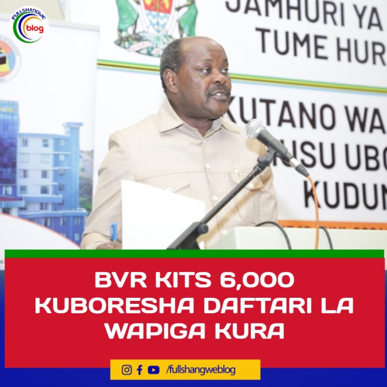 BVR KITS 6,000 KUBORESHA DAFTARI LA WAPIGA KURA