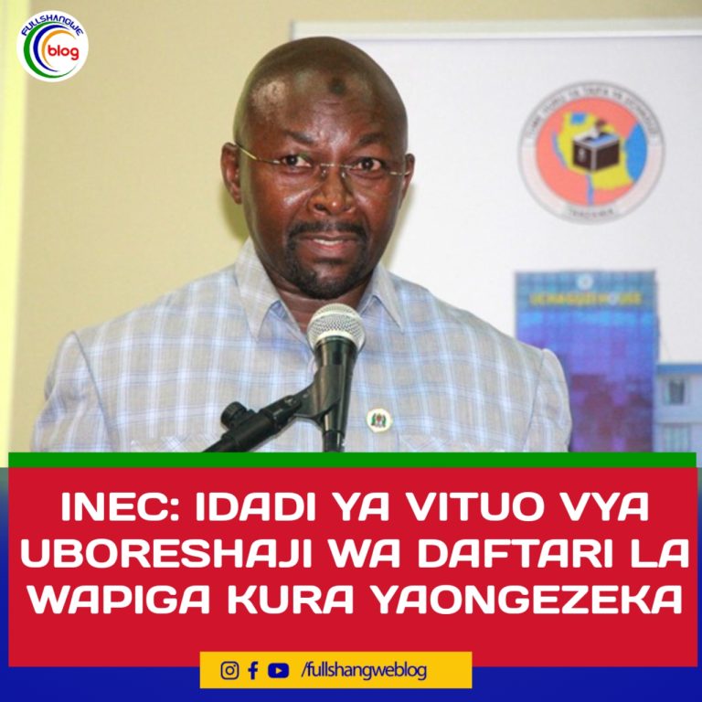 INEC: IDADI YA VITUO VYA UBORESHAJI WA DAFTARI LA WAPIGA KURA YAONGEZEKA