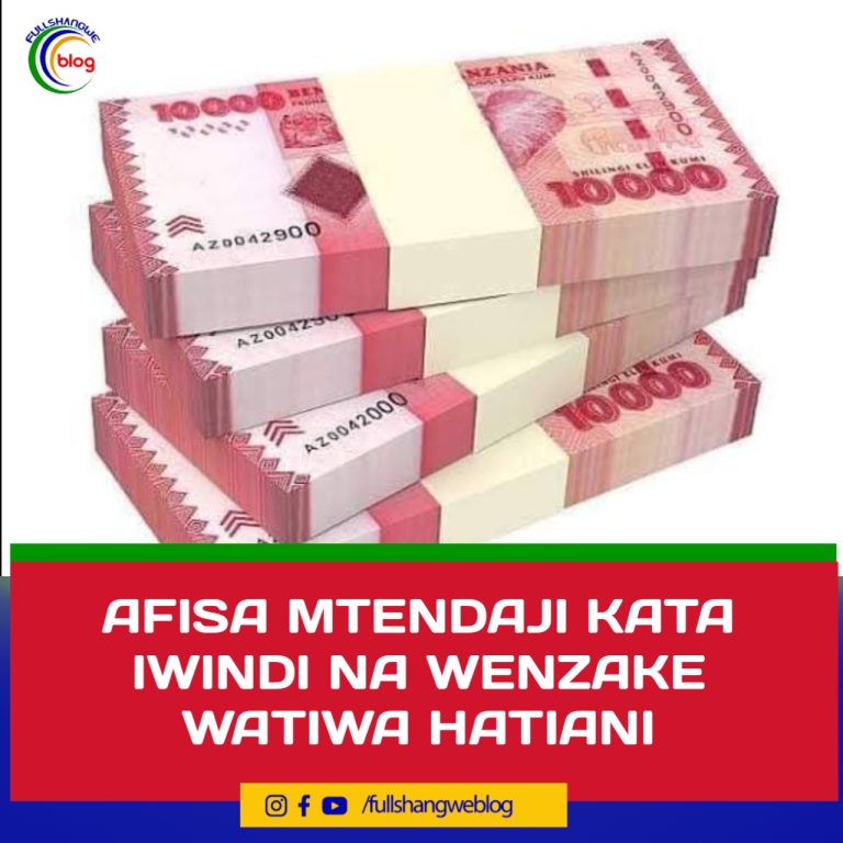AFISA MTENDAJI KATA IWINDI NA WENZAKE WATIWA HATIANI