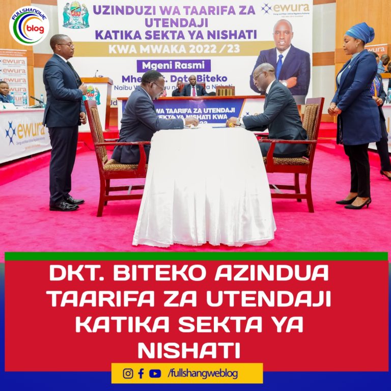 DKT. BITEKO AZINDUA TAARIFA ZA UTENDAJI KATIKA SEKTA YA NISHATI