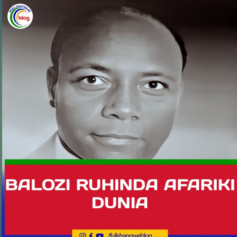 BALOZI RUHINDA AFARIKI DUNIA