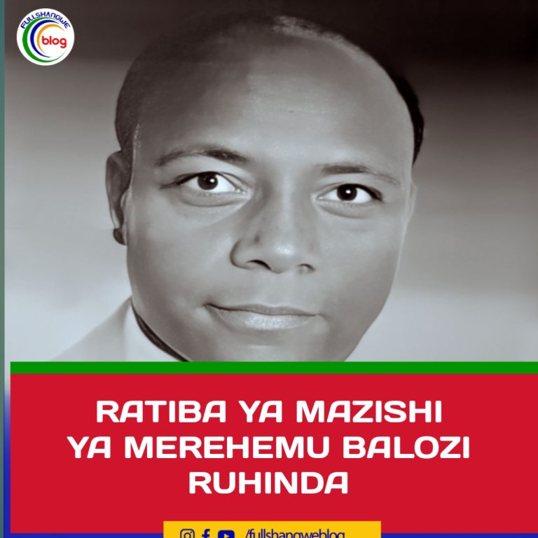 RATIBA YA MAZISHI YA MAREHEMU BALOZI RUHINDA