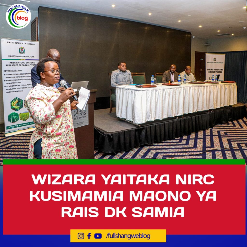 WIZARA YAITAKA NIRC KUSIMAMIA MAONO YA RAIS DK SAMIA