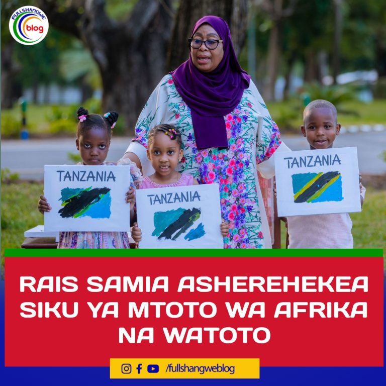RAIS SAMIA ASHEREHEKEA SIKU YA MTOTO WA AFRIKA NA WATOTO