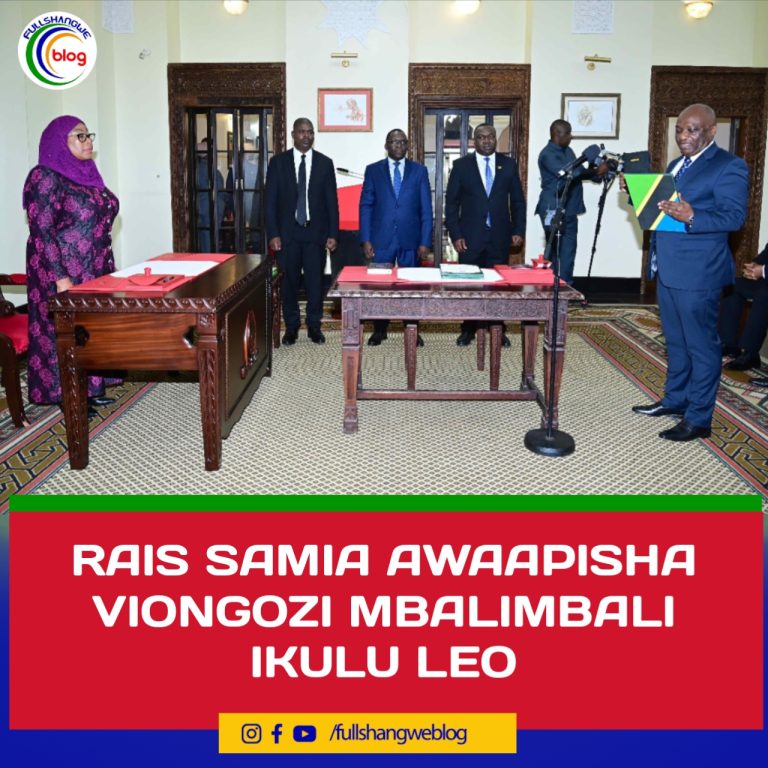 RAIS SAMIA AWAAPISHA VIONGOZI MBALIMBALI IKULU LEO