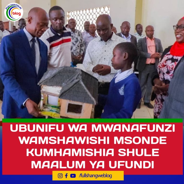UBUNIFU WA MWANAFUNZI WAMSHAWISHI MSONDE KUMHAMISHIA SHULE MAALUM YA UFUNDI