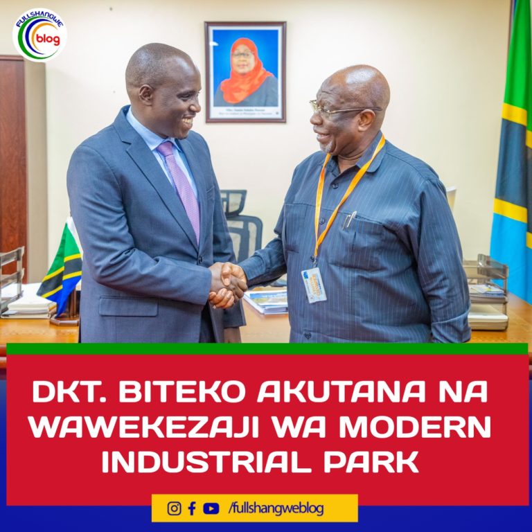 DKT. BITEKO AKUTANA NA WAWEKEZAJI WA MODERN INDUSTRIAL PARK