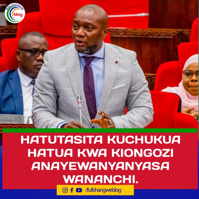 HATUTASITA KUCHUKUA HATUA KWA KIONGOZI ANAYEWANYANYASA WANANCHI.