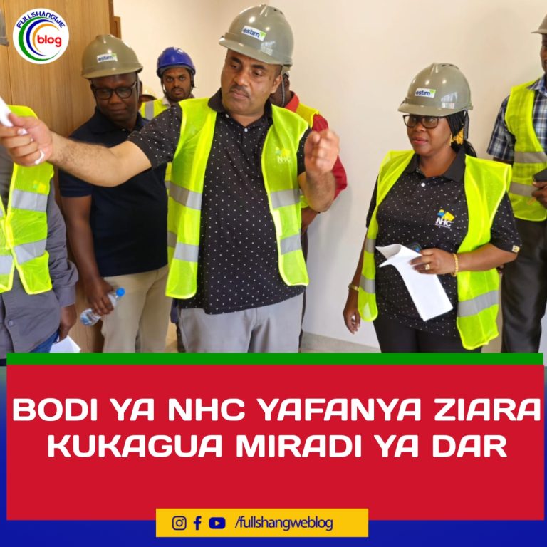 BODI YA NHC YAFANYA ZIARA KUKAGUA MIRADI YA DAR