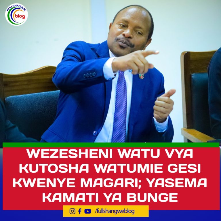 WEZESHENI WATU VYA KUTOSHA WATUMIE GESI KWENYE MAGARI; YASEMA KAMATI YA BUNGE