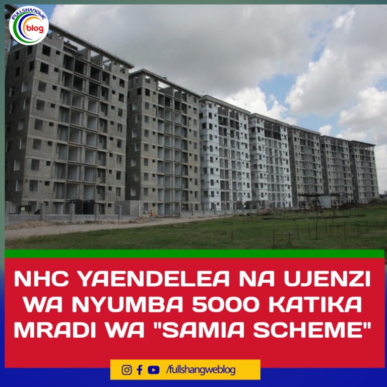 NHC YAENDELEA NA UJENZI WA NYUMBA 5000 KATIKA MRADI WA “SAMIA SCHEME”