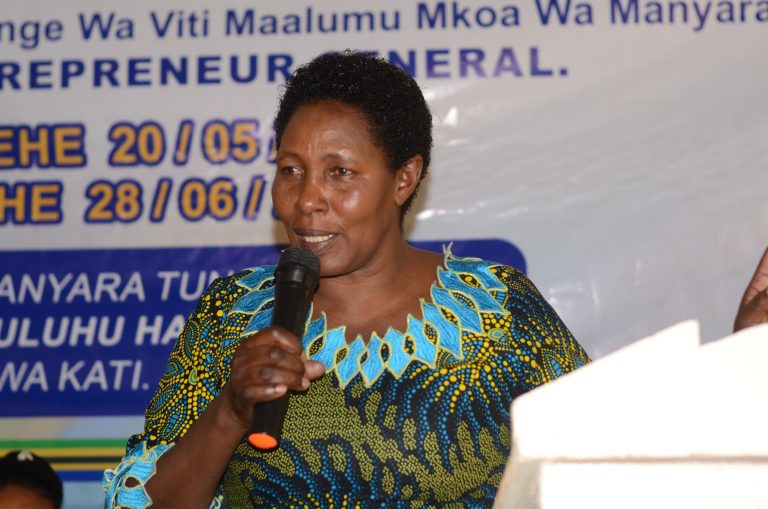 MBUBGE YUSTINA RAHHI KUTINGA KITETO KWA MUEDELEZO WA MAFUNZO YA SIKU 5 YA UJASIRIAMALI