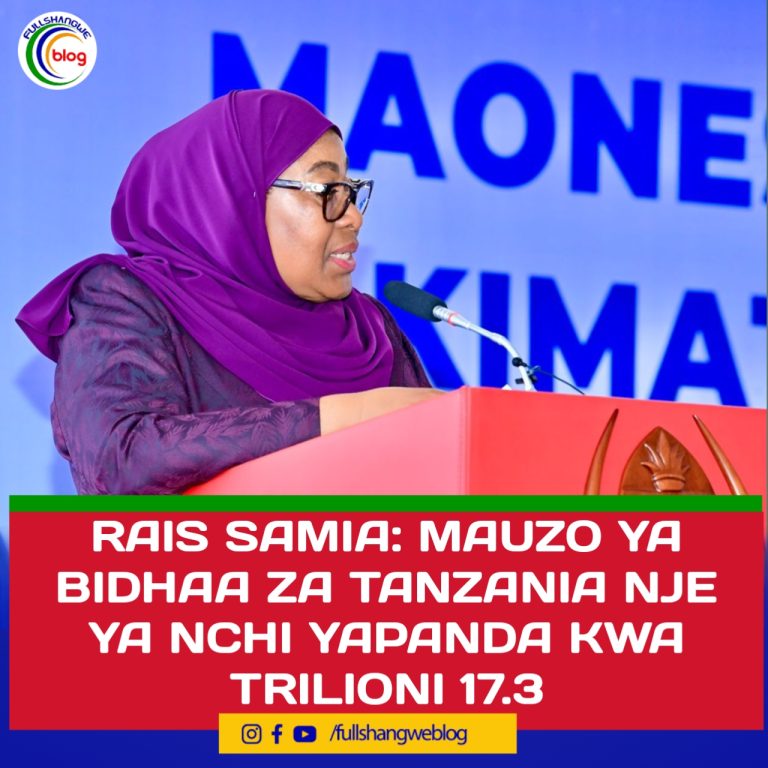 RAIS SAMIA: MAUZO YA BIDHAA ZA TANZANIA NJE YA NCHI YAPANDA KWA TRILIONI 17.3