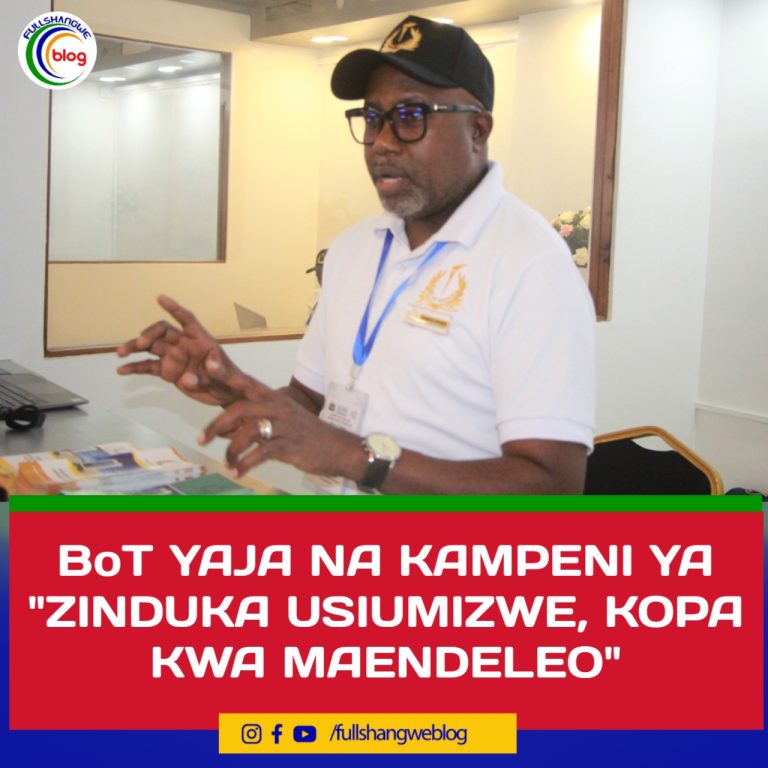 BoT YAJA NA KAMPENI YA  “ZINDUKA USIUMIZWE, KOPA KWA MAENDELEO”