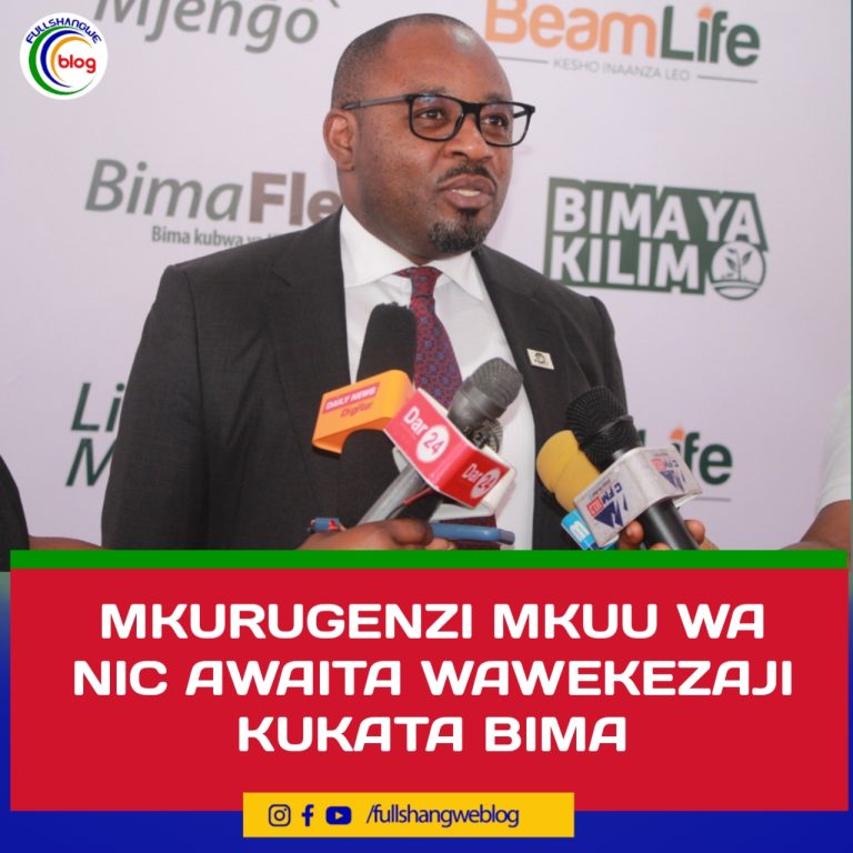 MKURUGENZI MKUU WA NIC AWAITA WAWEKEZAJI KUKATA BIMA