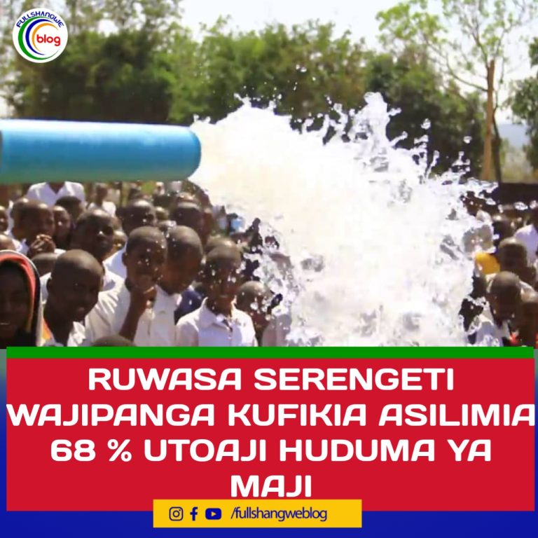 RUWASA SERENGETI WAJIPANGA KUFIKIA ASILIMIA 68 % UTOAJI HUDUMA YA MAJI