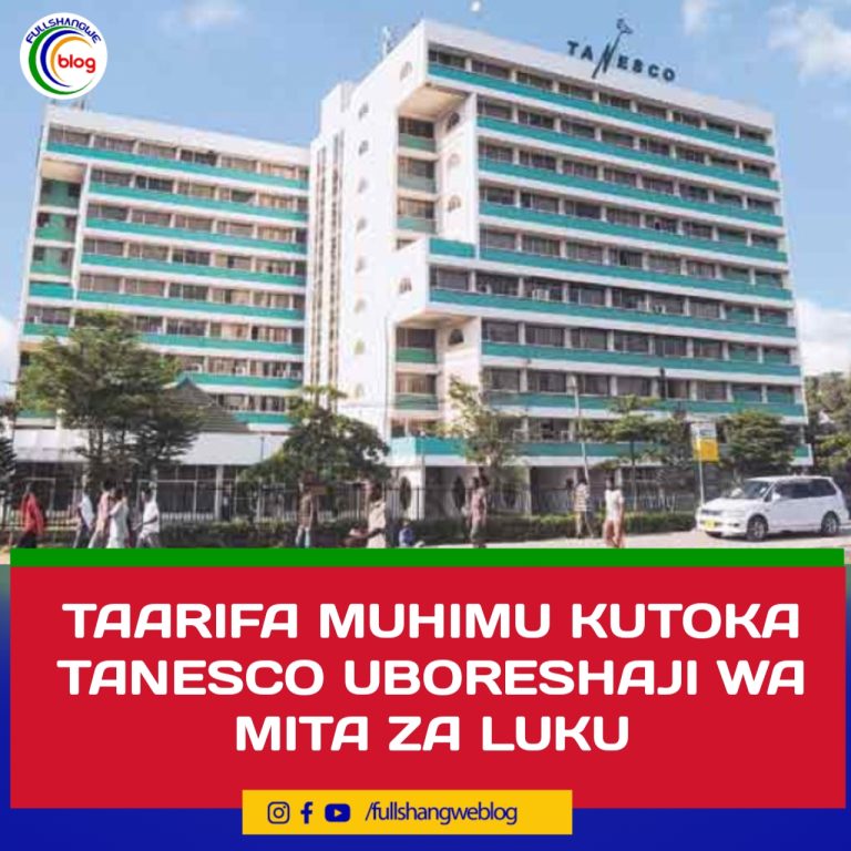 TAARIFA MUHIMU KUTOKA TANESCO UBORESHAJI WA MITA ZA LUKU