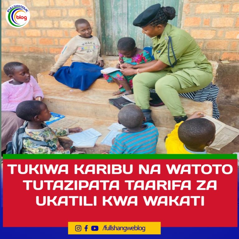 TUKIWA KARIBU NA WATOTO TUTAZIPATA TAARIFA ZA UKATILI KWA WAKATI