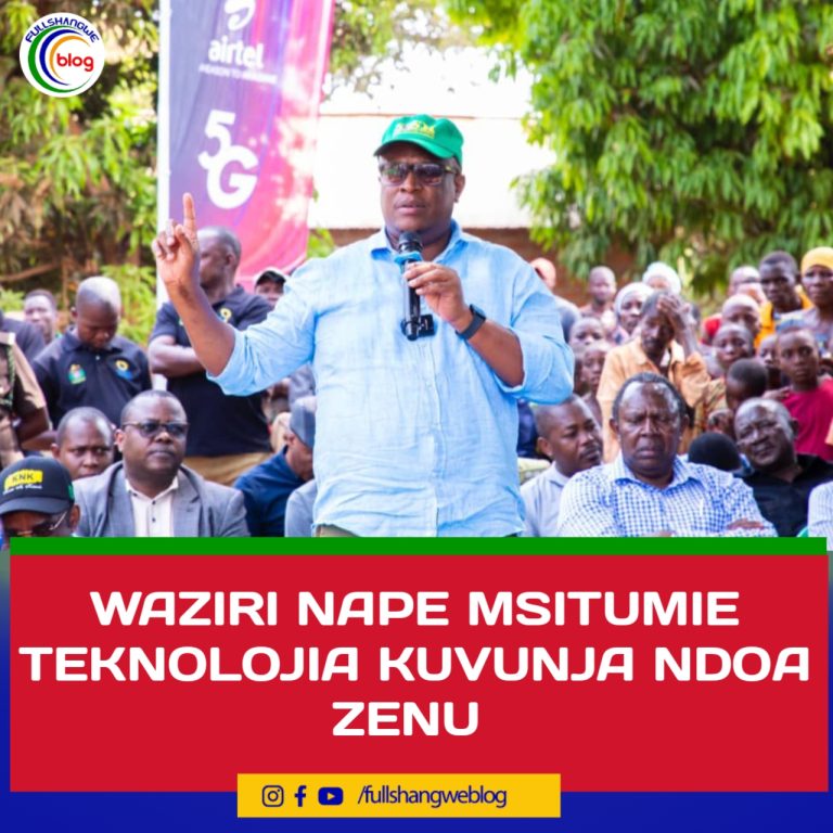 WAZIRI NAPE MSITUMIE TEKNOLOJIA KUVUNJA NDOA ZENU