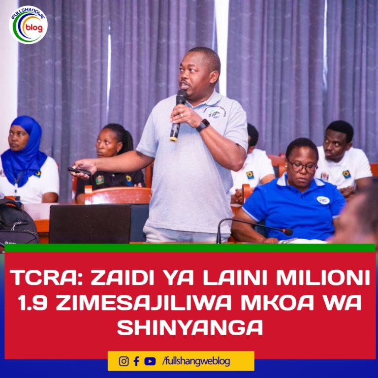 TCRA: ZAIDI YA LAINI MILIONI 1.9 ZIMESAJILIWA MKOA WA SHINYANGA
