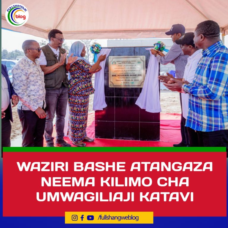 WAZIRI BASHE ATANGAZA NEEMA KILIMO CHA UMWAGILIAJI KATAVI