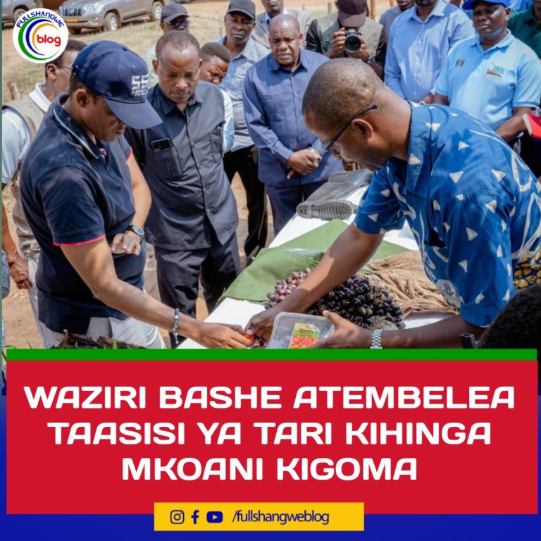 WAZIRI BASHE ATEMBELEA TAASISI YA TARI KIHINGA MKOANI KIGOMA