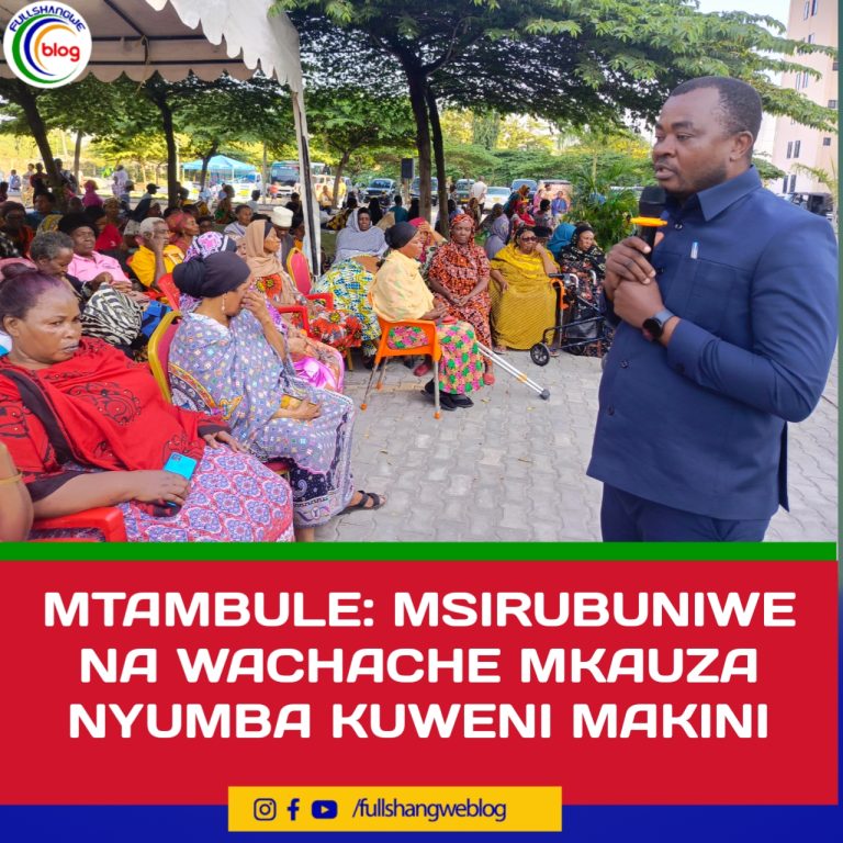 DC MTAMBULE: MSIRUBUNIWE NA WACHACHE MKAUZA NYUMBA ZENU KUWENI MAKINI