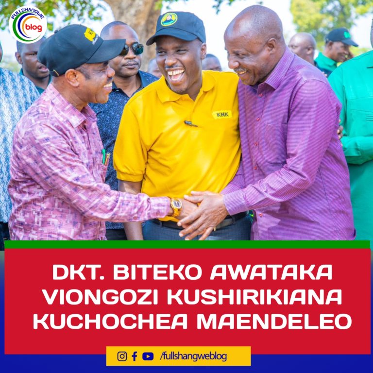 DKT. BITEKO AWATAKA VIONGOZI KUSHIRIKIANA KUCHOCHEA MAENDELEO