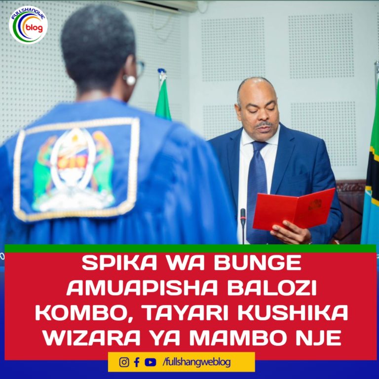 SPIKA WA BUNGE AMUAPISHA BALOZI KOMBO, TAYARI KUSHIKA WIZARA YA MAMBO NJE