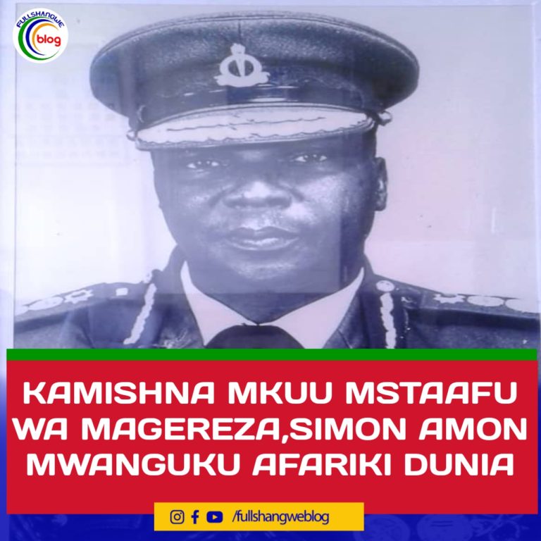KAMISHNA MKUU MSTAAFU WA MAGEREZA,SIMON AMON MWANGUKU AFARIKI DUNIA LEO JIJINI DSM