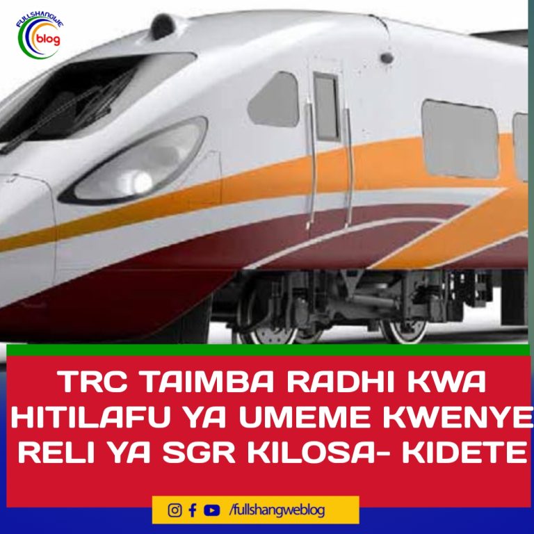 TRC YAOMBA RADHI KWA HITILAFU YA UMEME KWENYE RELI YA SGR KILOSA- KIDETE