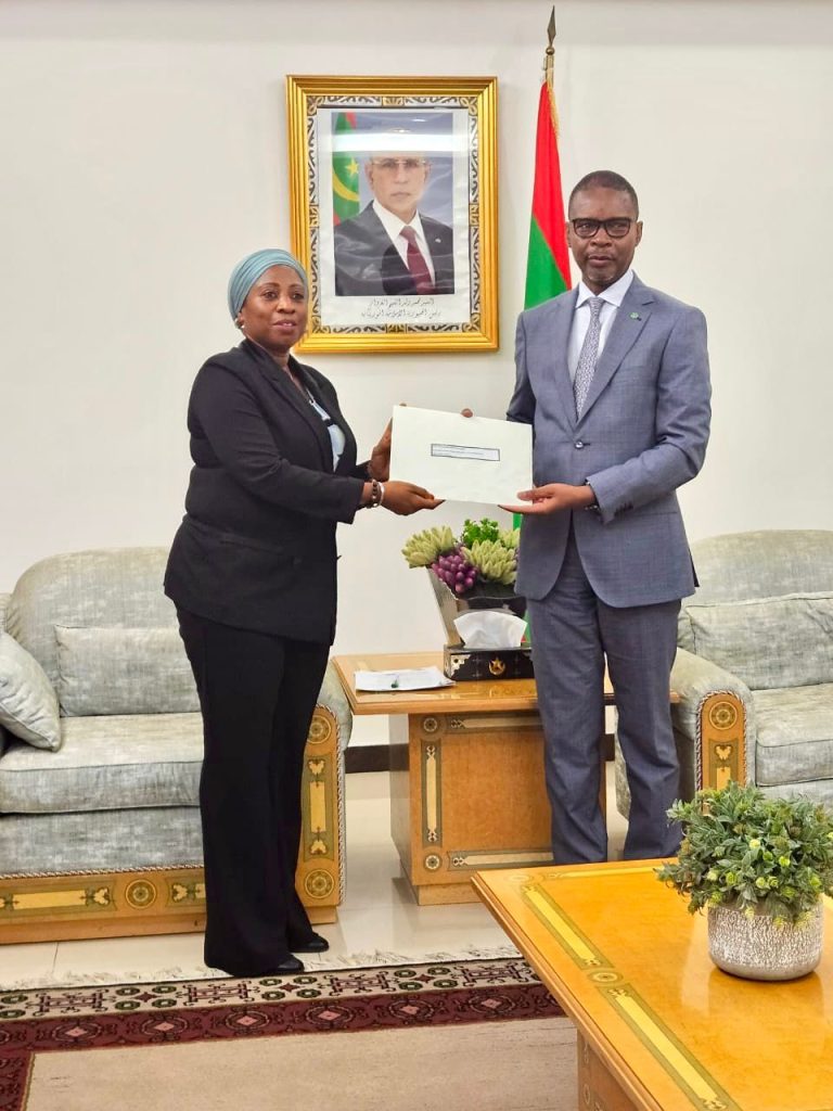 WAZIRI UMMY MWALIMU MJUMBE MAALUM WA RAIS SAMIA AWASILISHA UJUMBE KWA RAIS WA MAURITANIA