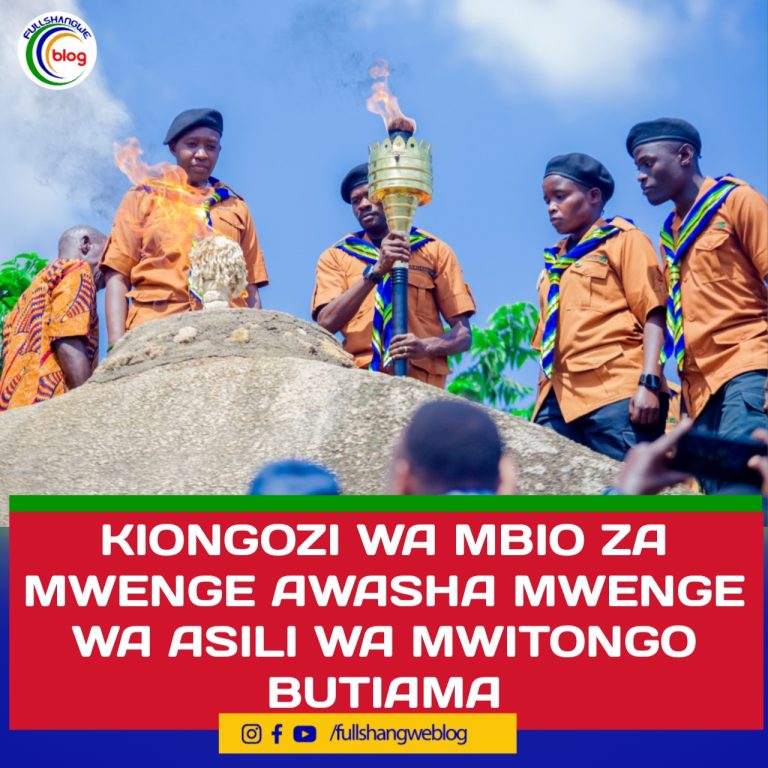 KIONGOZI WA MBIO ZA MWENGE AWASHA MWENGE WA ASILI WA MWITONGO BUTIAMA